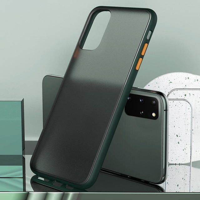 Противоударный армированный чехол для телефона Samsung Galaxy A21s A01 A11 A41 A51 A71 A81 A91 S10 S9 S8 S10E S20 Plus, сверхроскошный матовый чехол