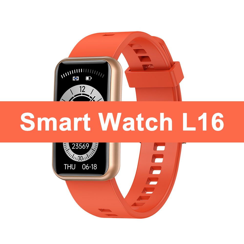 L16 Fullview Smartband Smartwatch 1,45 дюймов полный сенсорный экран Смарт-часы синий зуб фитнес-трекер спортивные часы