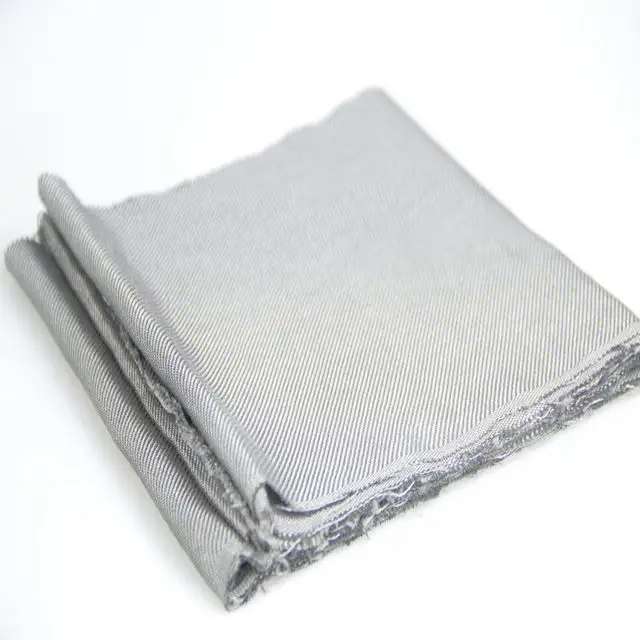 Industrial high density felt fabric for conductive textiles Metal Fiber Woven Fabric