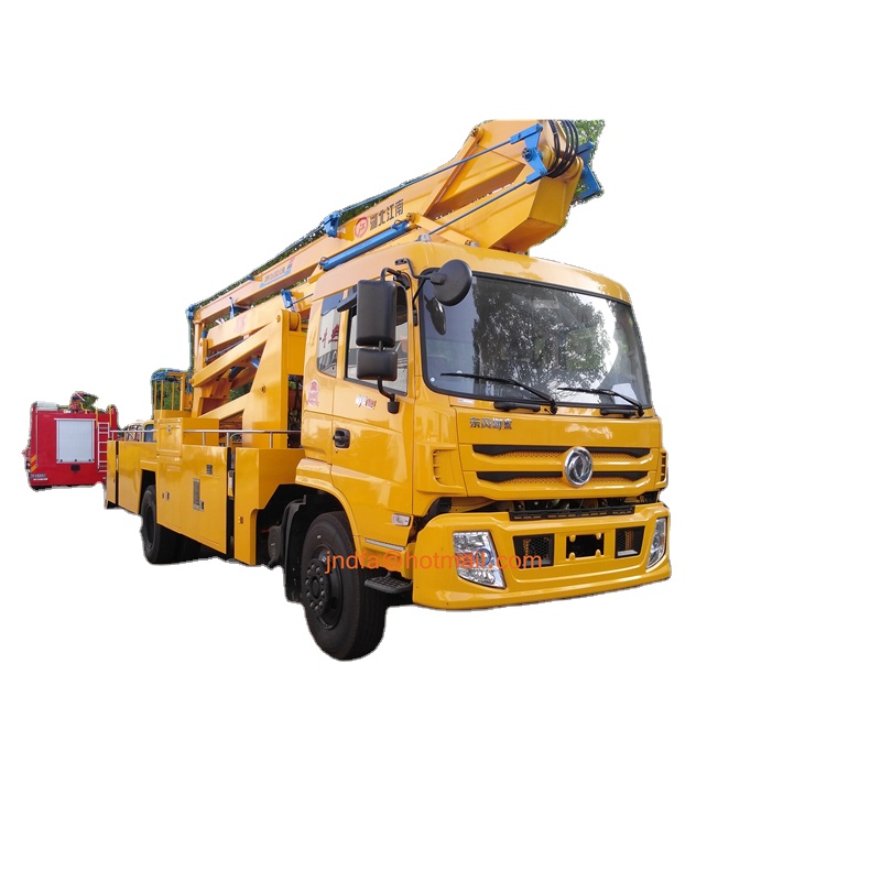 Dongfeng 24m aerial work platform truck, hydraulic aerial cage truck