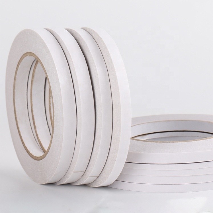 High Quality Wholesale Customized Waterproof Non-Woven Cotton Paper Double Sided Adhesive Tape For Metal Plastic Bonding