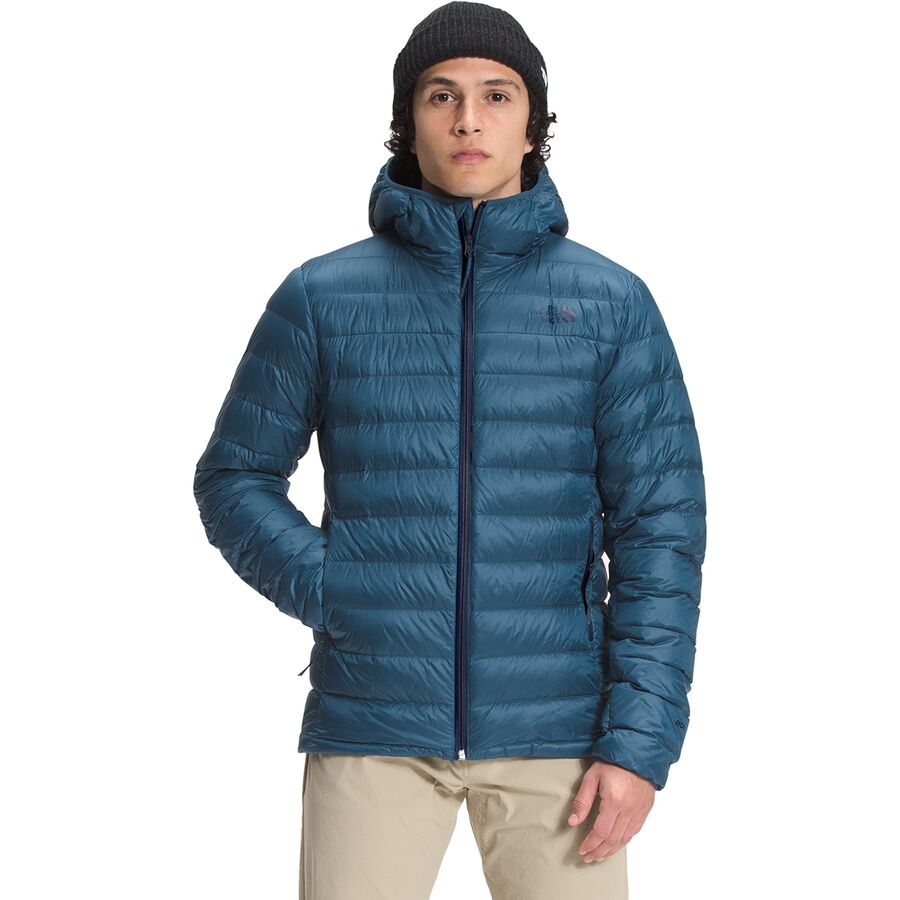 Hot Sale Custom Logo Men Camping Windproof Puffer Jacket Warm Breathable Winter Hooded Down Jacket