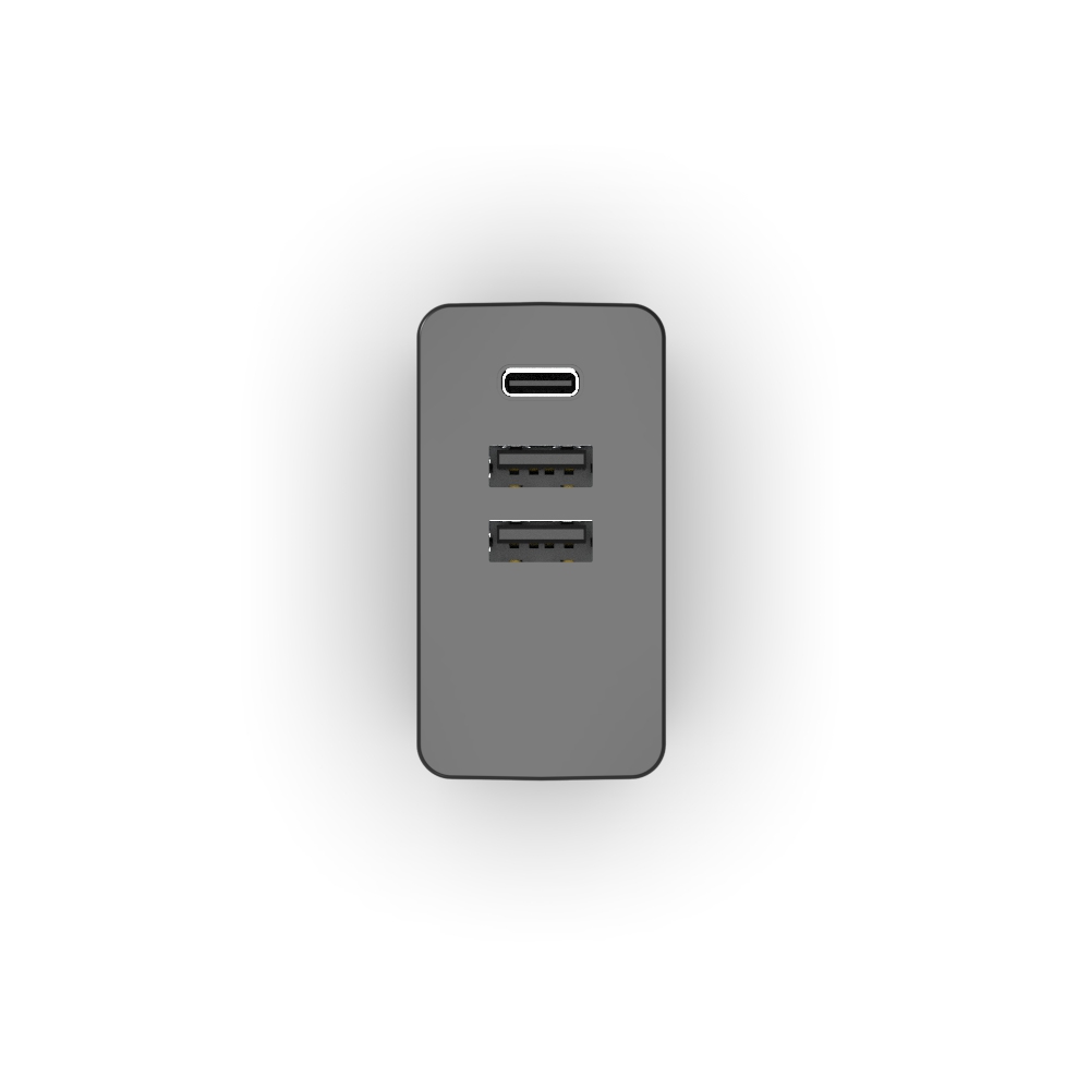 Высокоскоростное Зарядное устройство USB C USB PD, универсальное дорожное зарядное устройство с 4 портами USB
