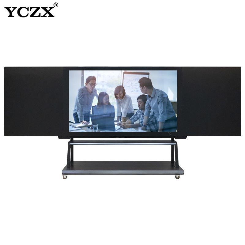 YCZX 86 дюймов Электронные Смарт доска в формате 4K UHD, монитор с сенсорным экраном