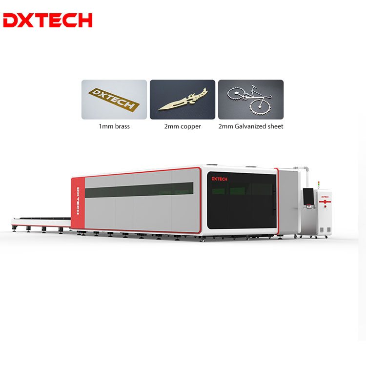 High Power 3015 2040 Fiber Optic Laser Cutting with Full Covered for Metal Sheet 4000w 6000w 8000w Industrial Laser Equipment