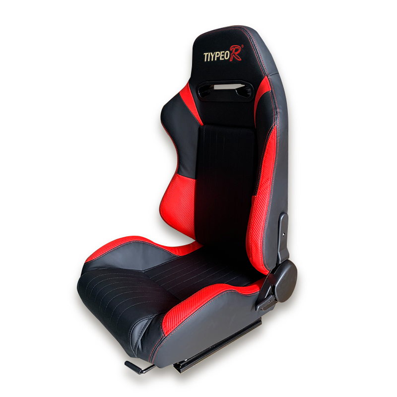 High quality Sport Racing Car Seat Cloth Material Red Black Auto Sports Racing Seats
