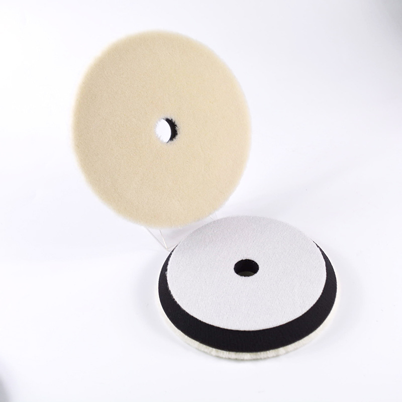 Hot Selling High Quality 100% Car Care Auto Detailing Buffing Wool Polishing Pad Kit Polishing Pads