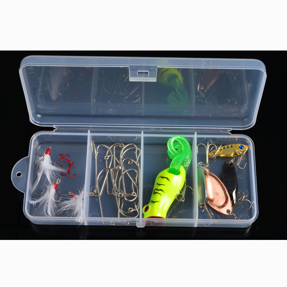 Fishing Lure Tackle Storage Box 18cm 7.8cm 2.6cm Fishing Tackle Box Cajas Caja De Herramienta Caixa De Pescaria Boite Plastique