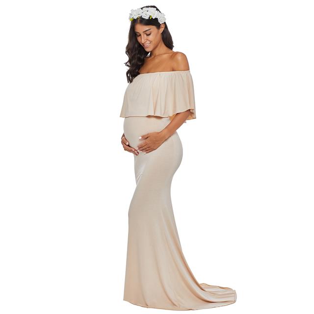 Hot Selling Summer Beautiful Photography Gown Clothing Maternity Dress