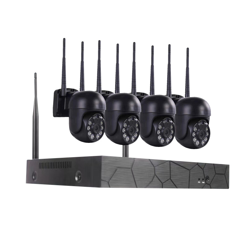 Cross-border HD CCTV monitor set indoor and outdoor PTZ ball machine wireless WiFi Monitor NVR camera