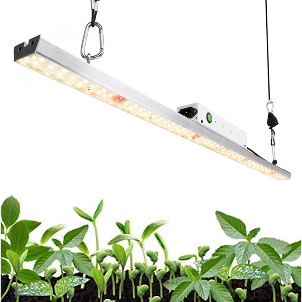 Алюминиевый корпус, теплый белый свет growlights, 140 шт. чипов lm301b, светодиодный светильник для выращивания растений в помещении