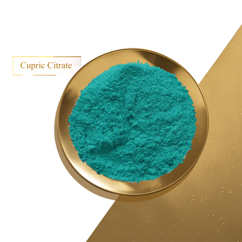 Manufacturer Direct Supply Food Grade Copper Citrate Cas 10402-15-0 Green or Blue Powder For Food