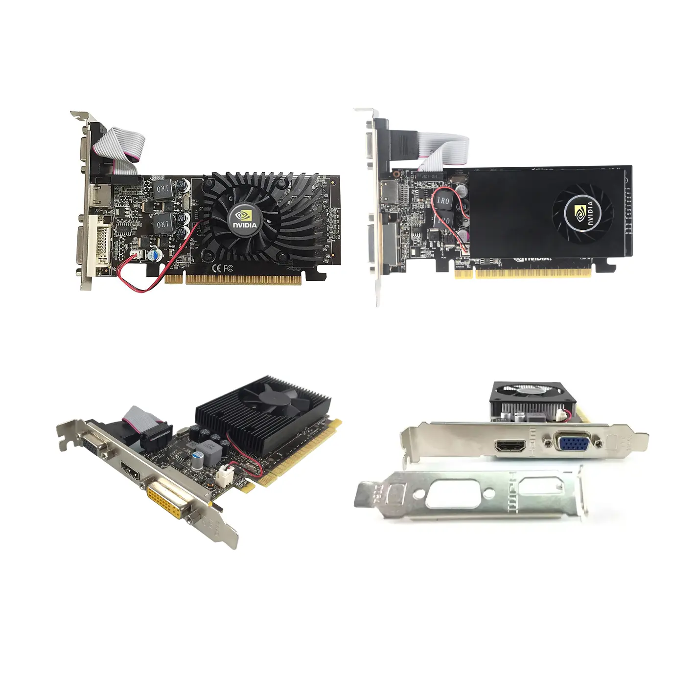 GT710 GT730 GT610 GT210 GT1030 1G 2G 4G Graphic Card GT 210 610 710 730 1030 1GB 2GB 4GB DDR3 DDR5 GPU Low profile VGA card