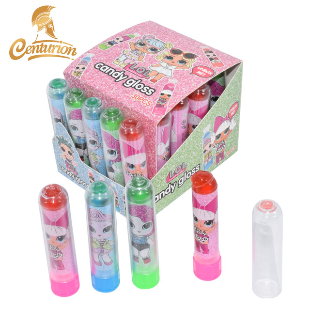 Crazy Hair Lipstick Jam Gel Sour Liquid Jelly Syrup Candy Confectionery