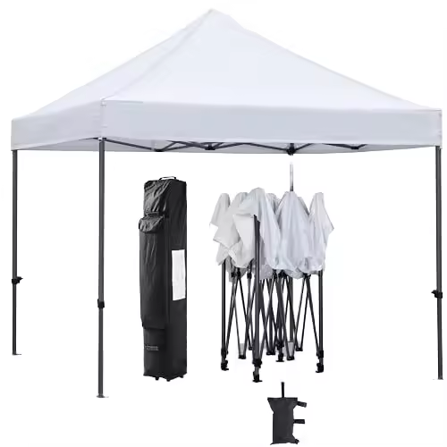 Easy Setup Folding Pop Up Canopy Tent 10X10Ft Outdoor Trade Show Display Tent For Events