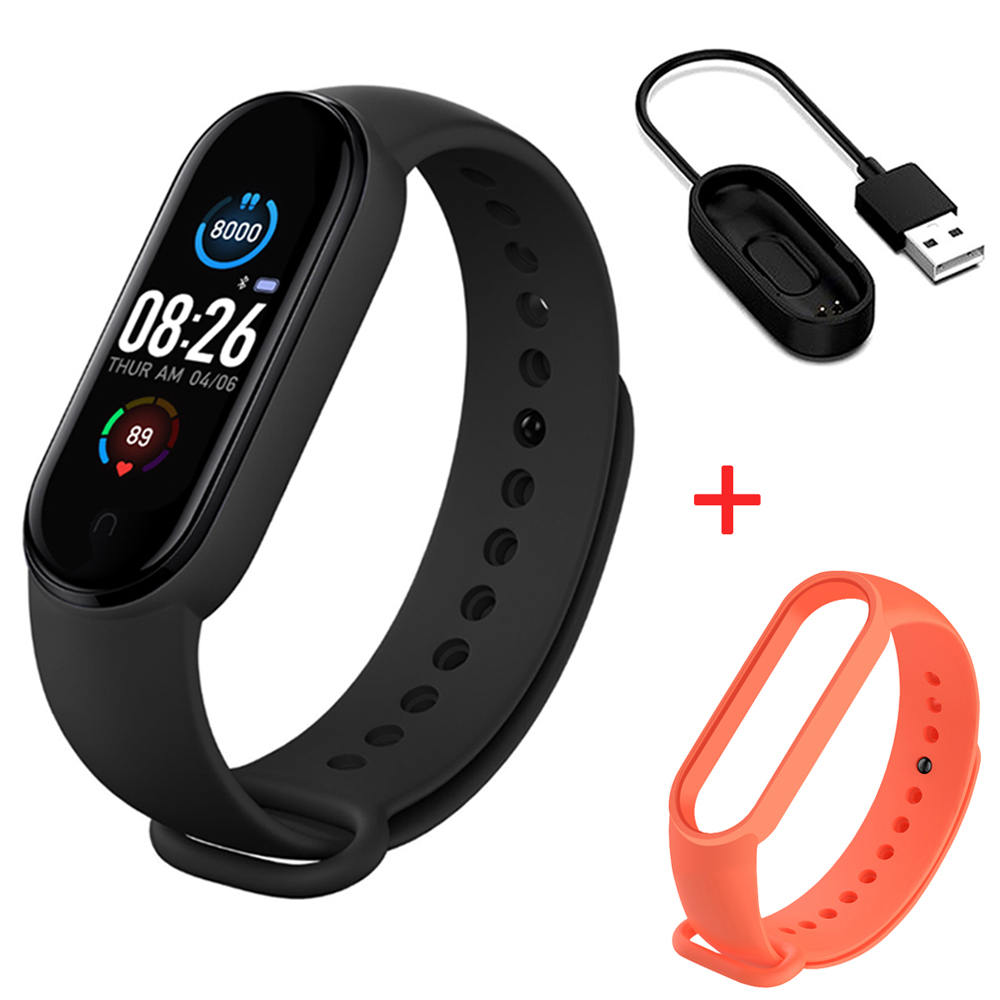 2021 Smart Fitness Bracelet M5 Smartband Sports Bt Fitness Tracker Bt Call Heart Rate Blood Pressure Smartwatch M5