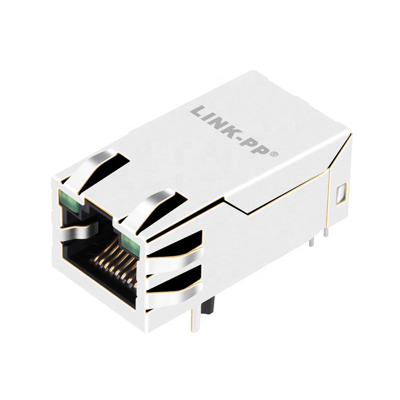 Tab Up 1000 Base-T Однопортовый PoE + Ethernet RJ45 разъемы HFJT1-1GHP-L17RL