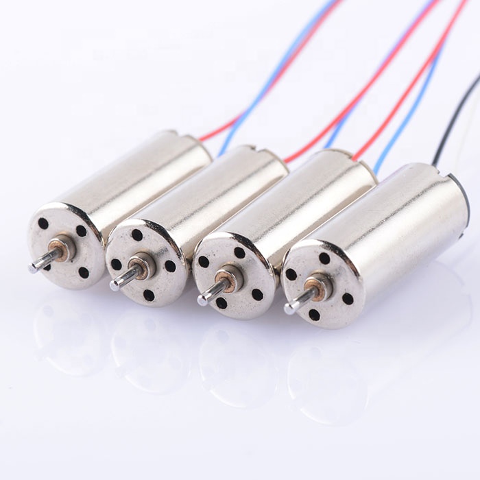 8.5x20mm 3.7v 60000rpm Brushed Motors with Micro Connector CW CCW 8520 Coreless Motor