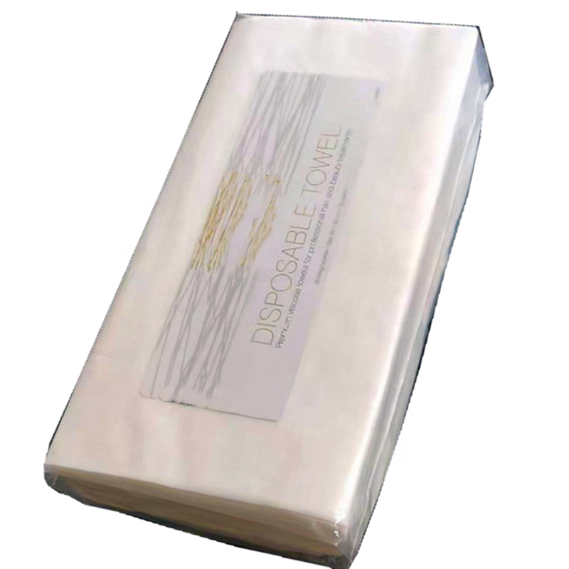 Nonwoven disposable hair drying towel
