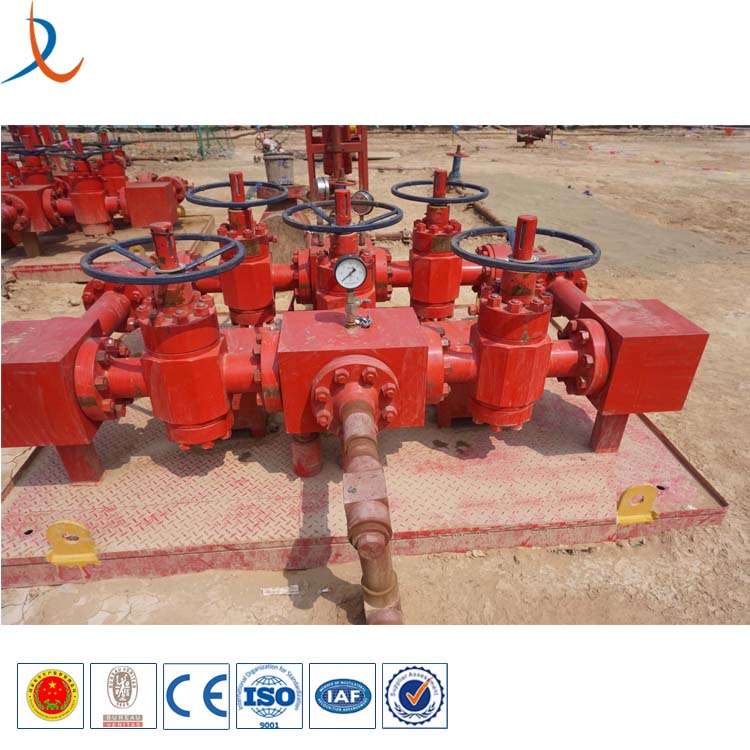 Wellhead drilling H2S service choke manifold / manual choke manifold price