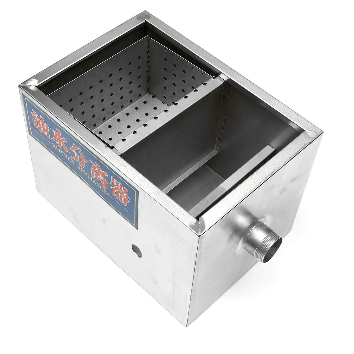 35 * 25 *25cm Kitchen Oil Water Separator Treatment Factory Commercial Kitchen Oil Grease Trap Machine