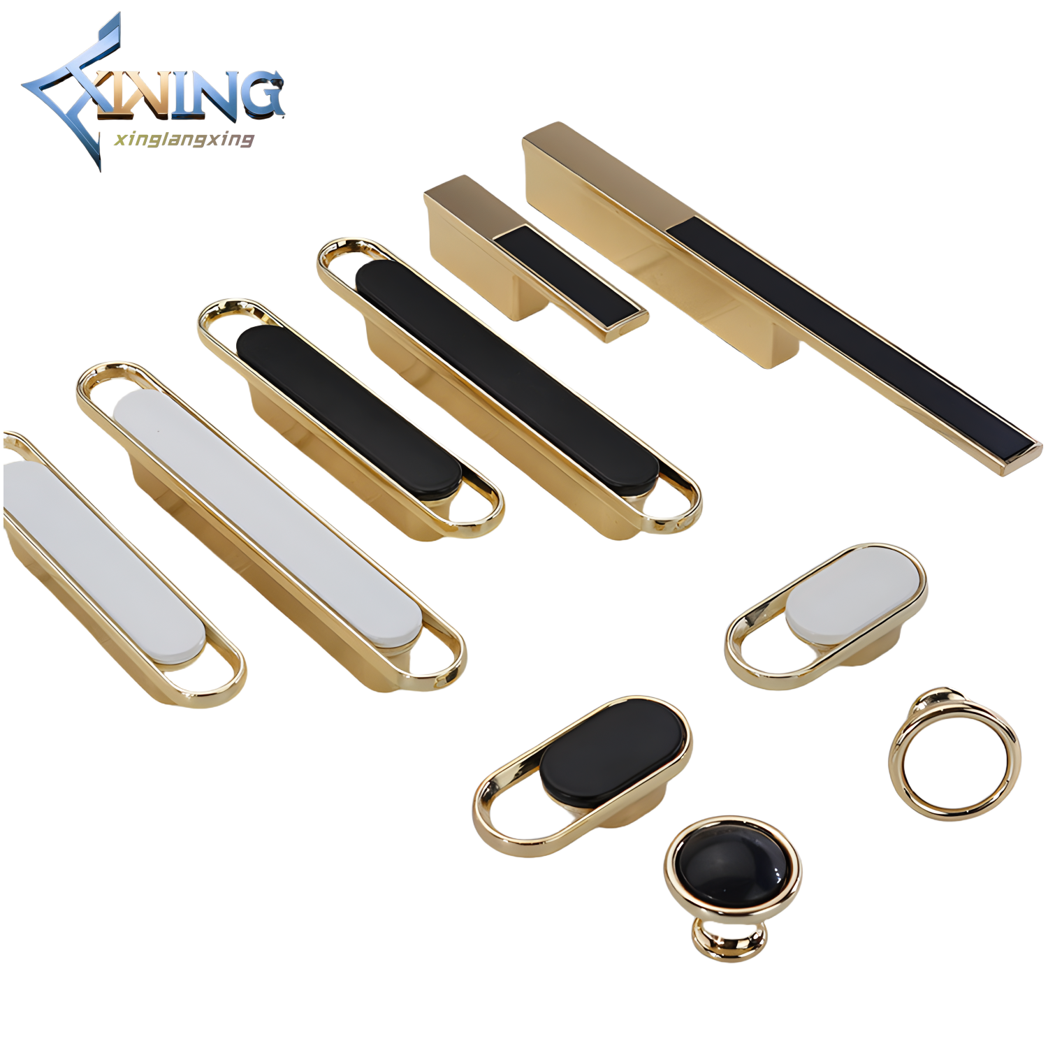 Brass handles furniture hardware wardrobe hardware accessories cabinet doors wine cabinet handles drawer knob handles