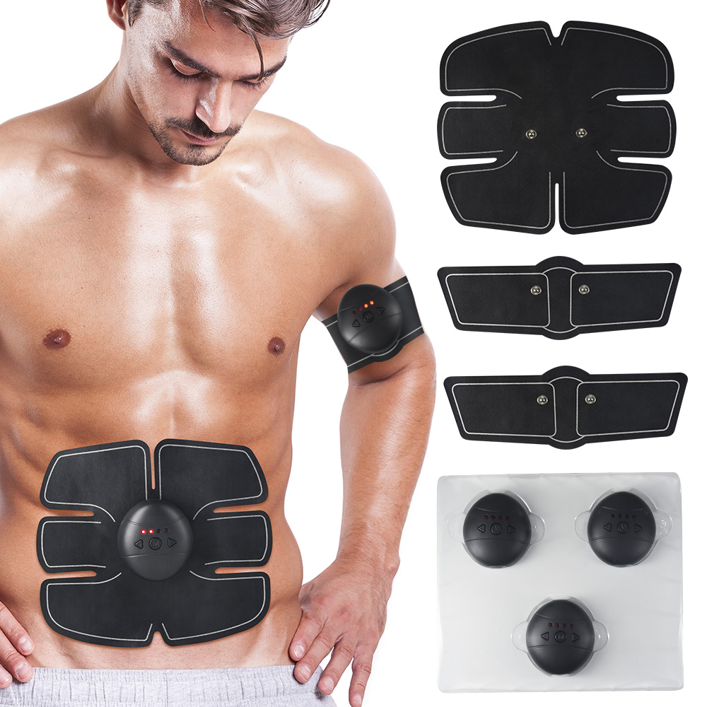 Professional wireless fitness ab trainer electric abdominal belt muscle stimulator ems abs machine