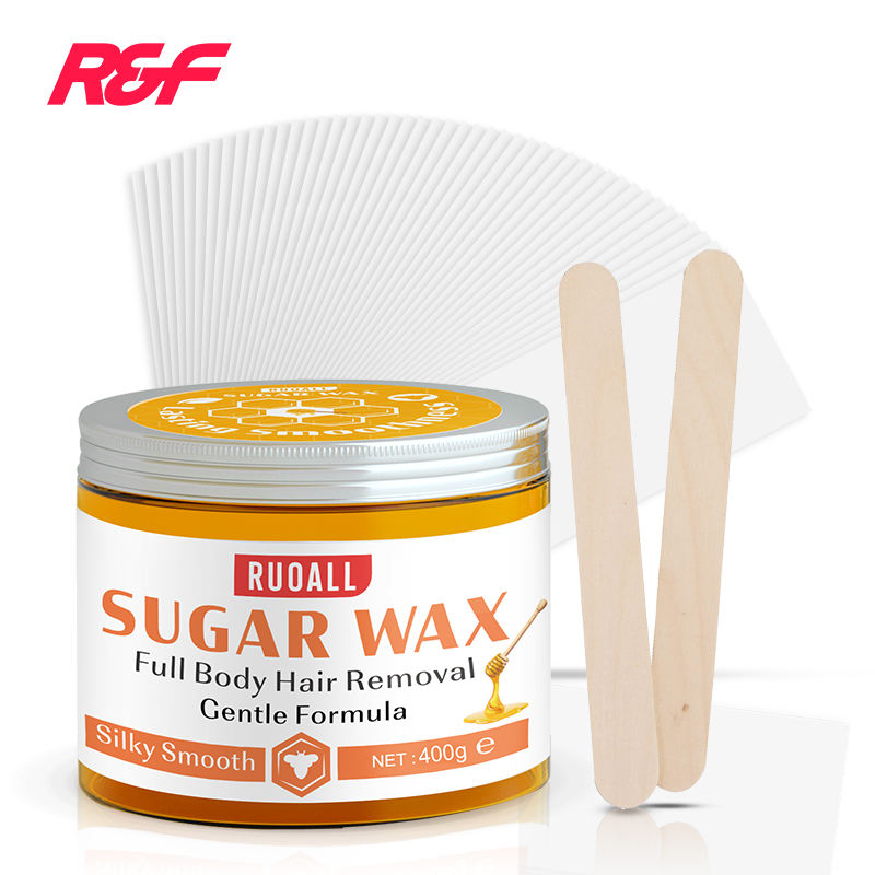 At-Home Sugar Hair Removal Fast Easy Body and Intimate Area Hair Removal Sugar Paste Get Smooth 400g wax Hair Removal Kit