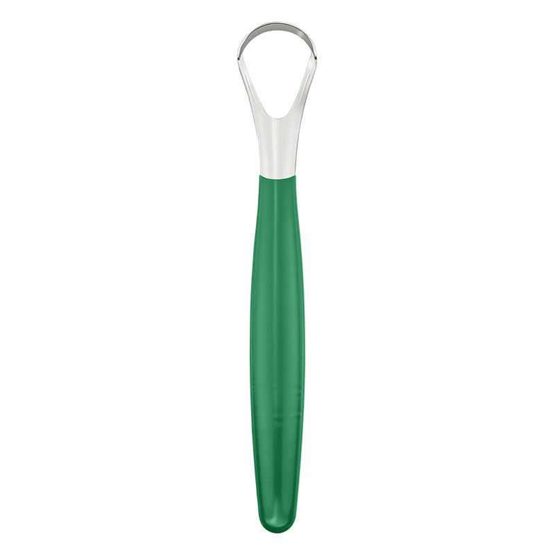 Staintess Steel Tongue Scraper Cleaners 100% BPA Free double side
