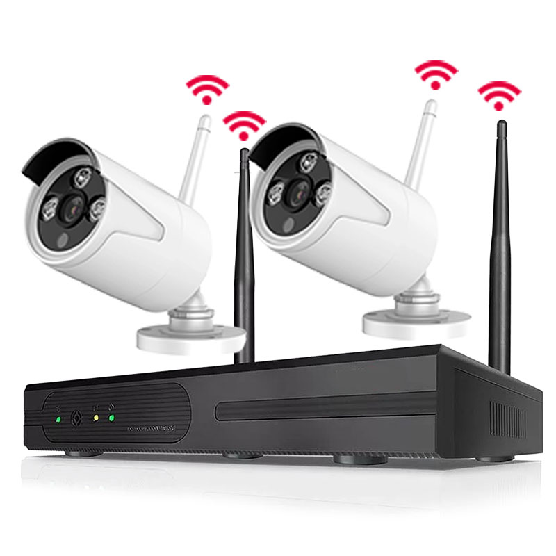 1080p камера Wifi NVR комплект 4 канала P2P Plug and Play система безопасности Беспроводная с 2 CCTV камерой 4ch NVR CCTV комплект