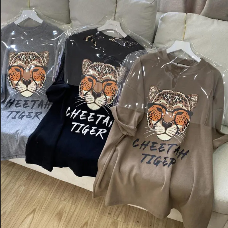 Versatile T-shirt for Women Loose-fit Women's Clothing Best-selling Short-sleeved Blouse