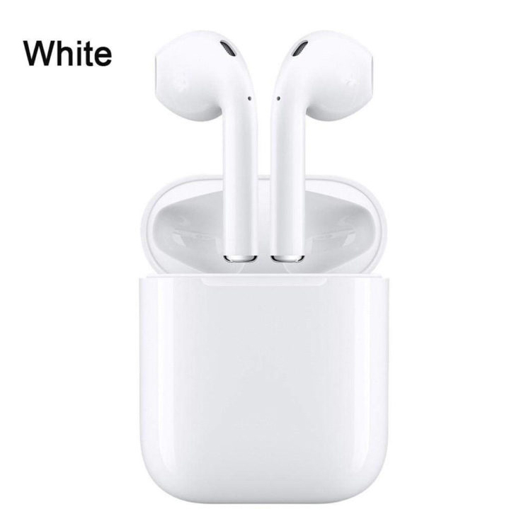 Best price and quality in-ear earbuds ear pods true wireless pair earphone TWS i12 with charging box mini headphone