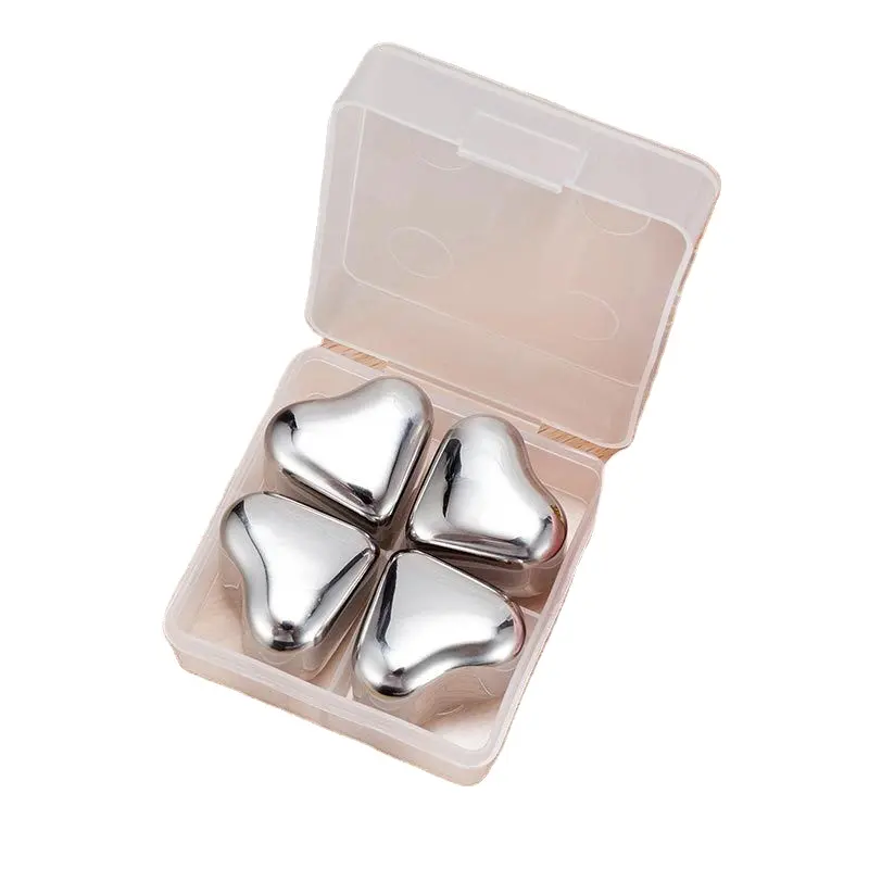 304 Stainless Steel Ice Stone Bar Chilling Ice Cube Reusable Cooling Rock Wine Beer Cooling Stone Dice Ice cube