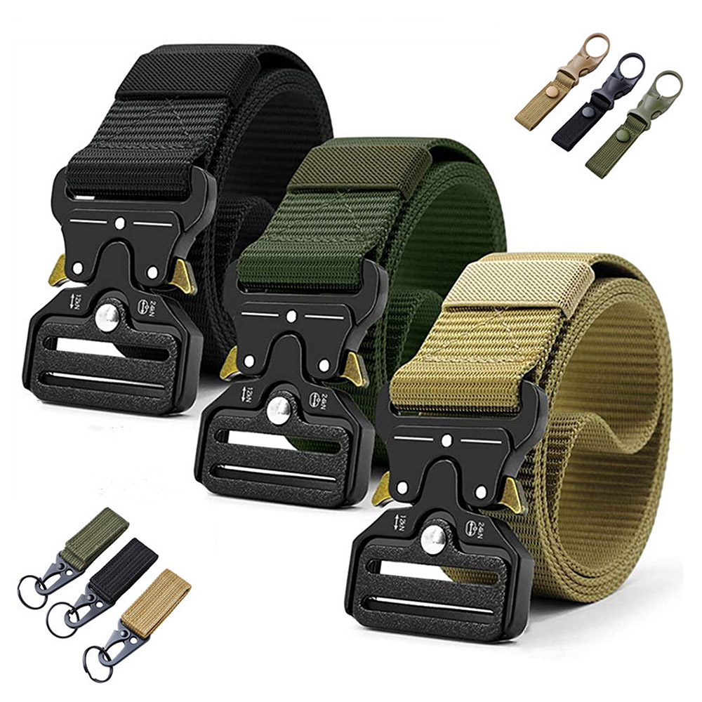 Tactical nylon belt Cobra quick disassembly sports military belt outdoor belt men's factory custom camouflage thickening