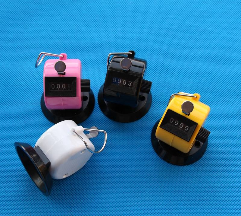 Пластиковый механический Настольный ручной стол Tally Counter число кликер с базой