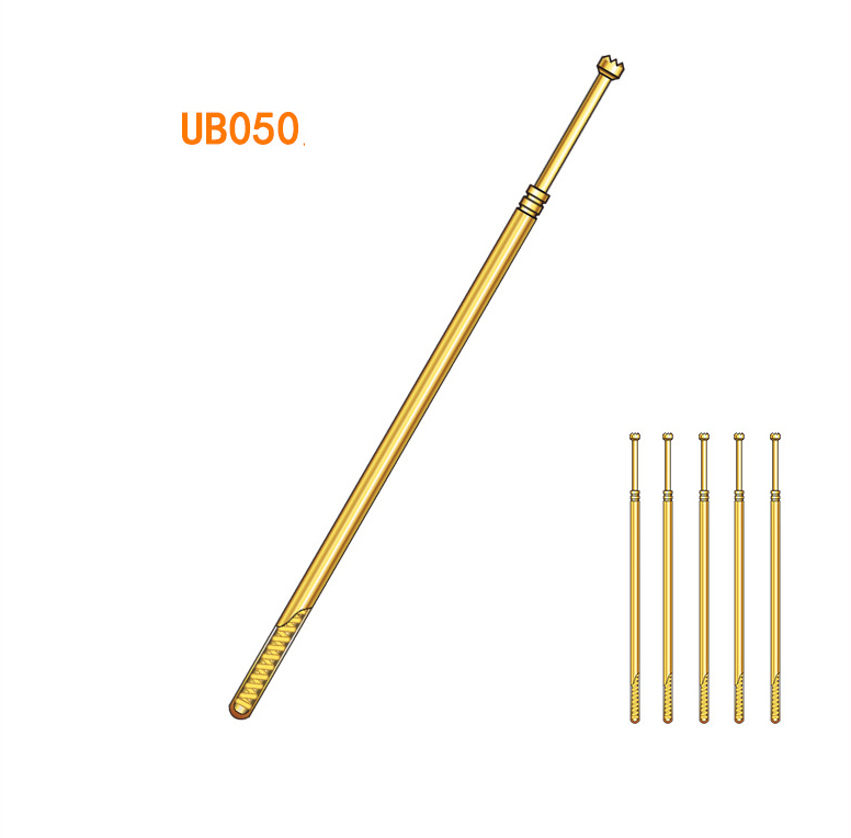 Spring Contact Probes PCB Test Pin Test probe gold-plated Brass Pogo Pin UB050