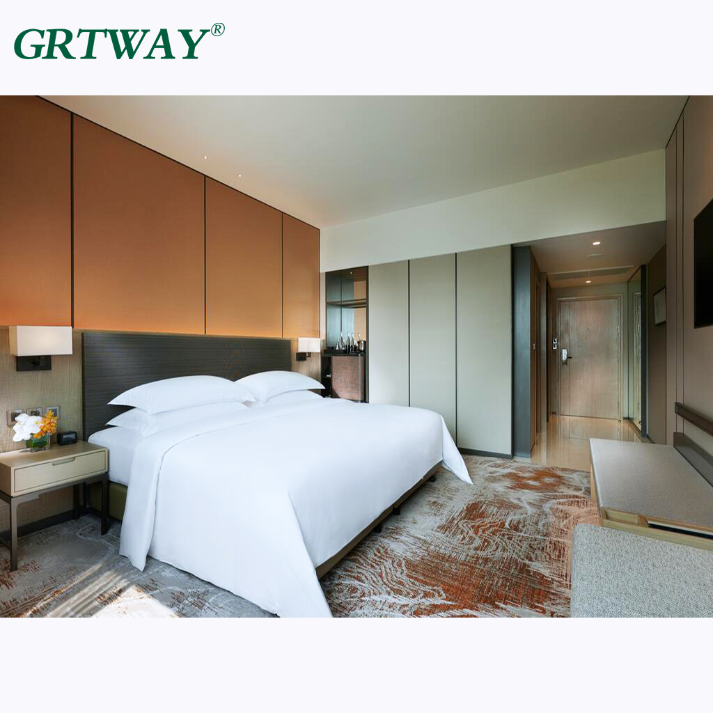 GRT3003 современная мебель для спальни 5-звездочный Hilton выполненный на заказ мебель для гостиниц набор мебели для спальни