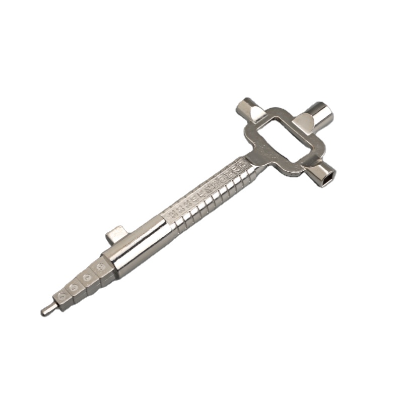 Silver Multi-Purpose Locksmith Tool Cylinder Gauge Cam Turner Spindle Turner Car Accessories Wholesale Quick Delivery