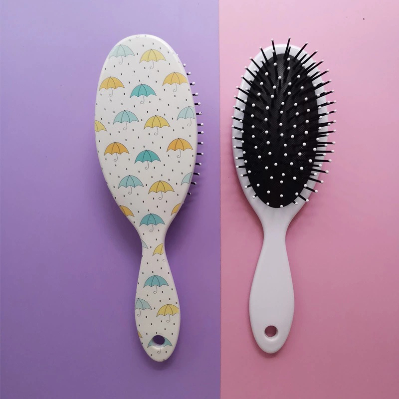 Hair Brush Tool Mini Massage Hot Comb Hair Straightener