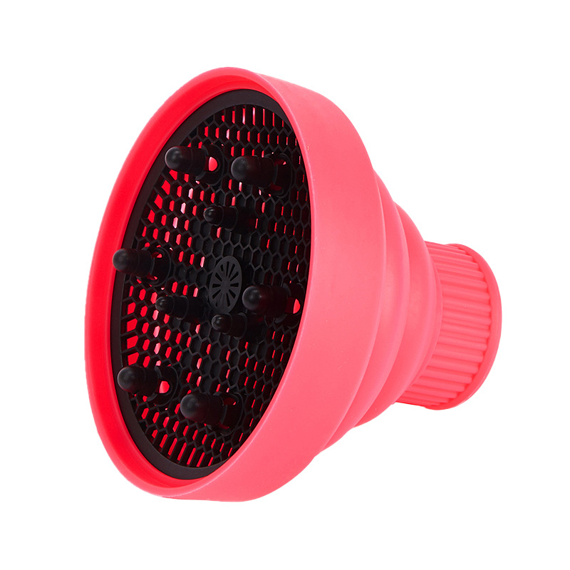 Hairdryer Diffuser Cover High Temperature Resistant Silica Gel Collapsible Hairdryer Accessories Hairdressing Salon Tools