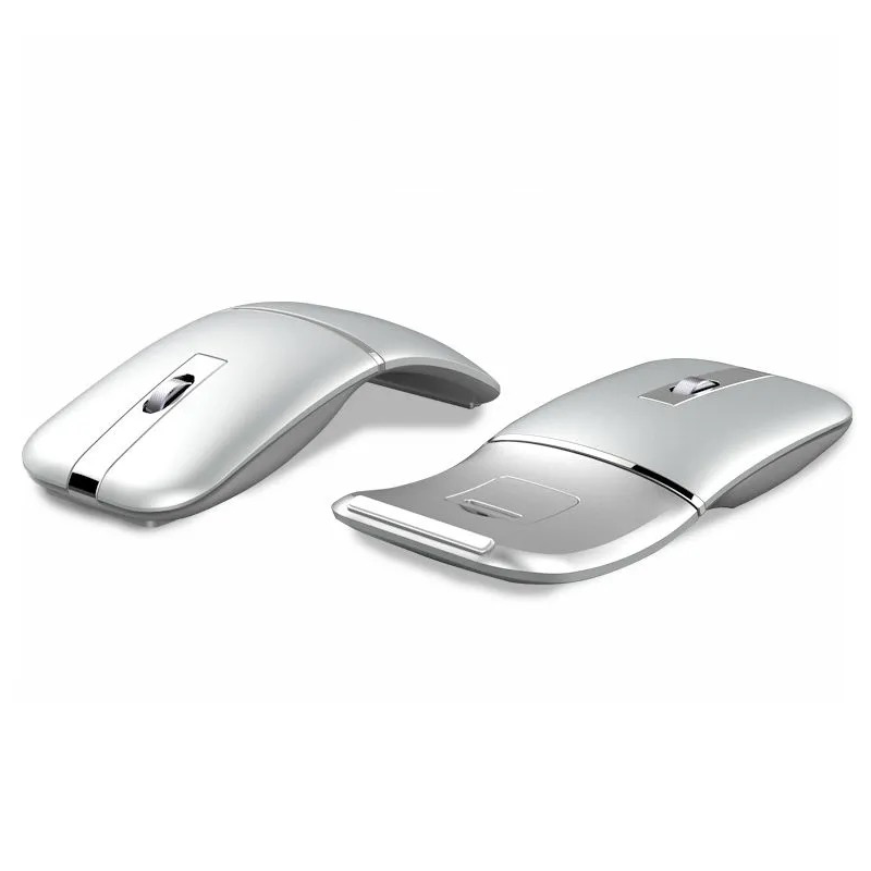 Low Noise Click 2.4G Lightweight Rechargeable Rotatable Wireless Bluetooth Mouse Manufacturer