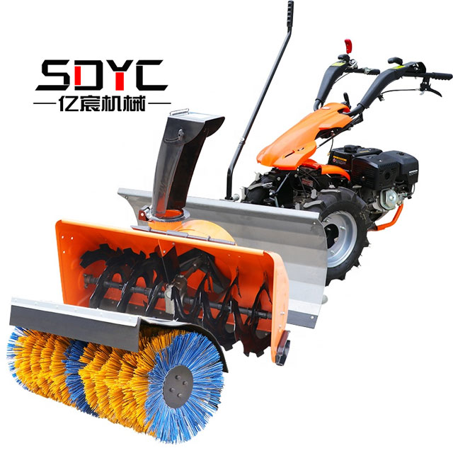 Loncin двигатель 6.5HP электрический запуск двухступенчатый газовый снегоочиститель с фарой