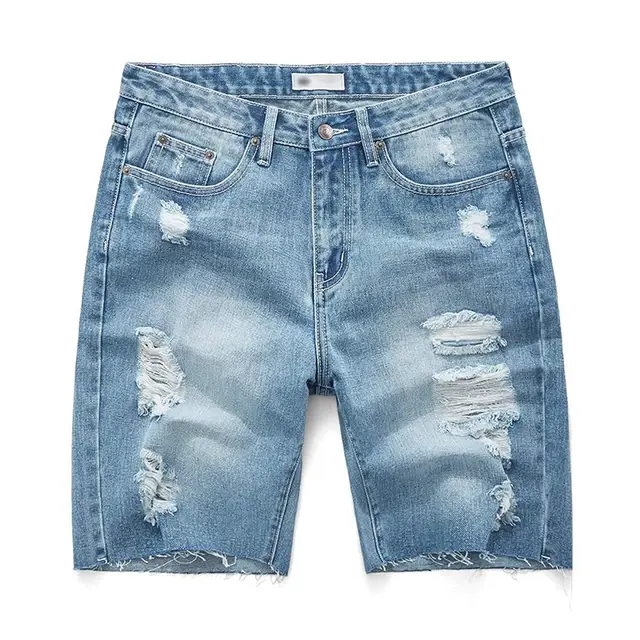 Customized Men Denim High Quality Sports Shorts OEM Design Manufacturer Of Customized Denim Shorts For Men