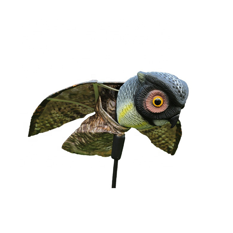 Hot Selling Factory Professional Garden Tool Hunting Rotated Owl Decoy
