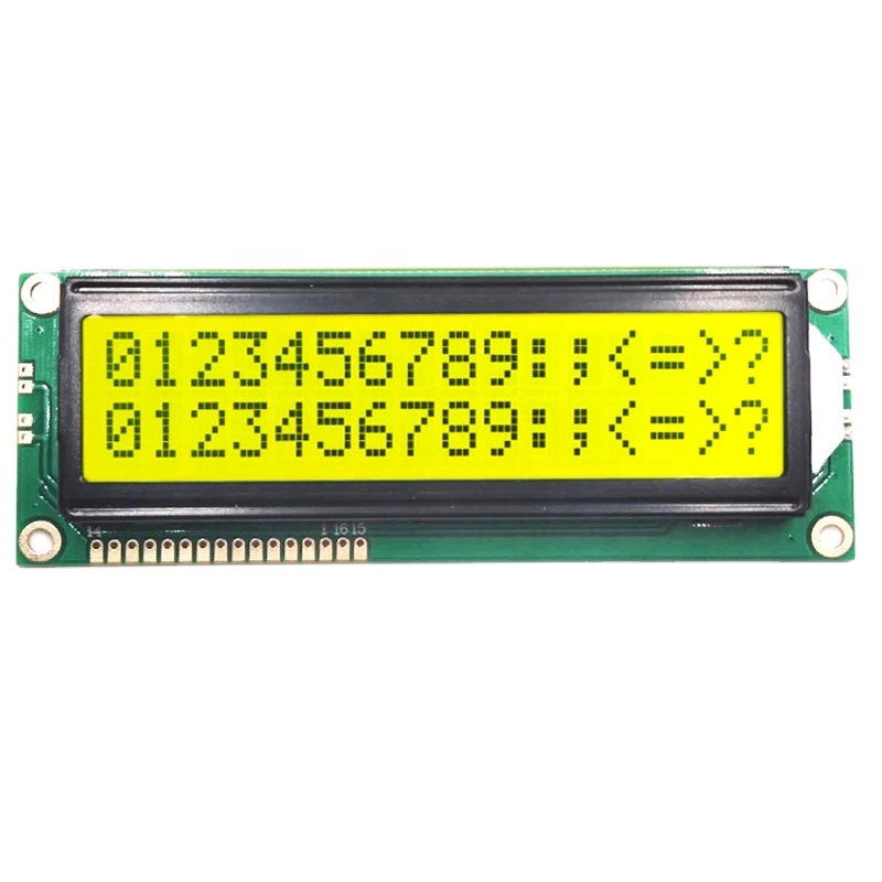 15 лет фабрики и заводской цены lcd cob1602 желто-зеленый 16x2 большой символ lcm ЖК-дисплей модуль