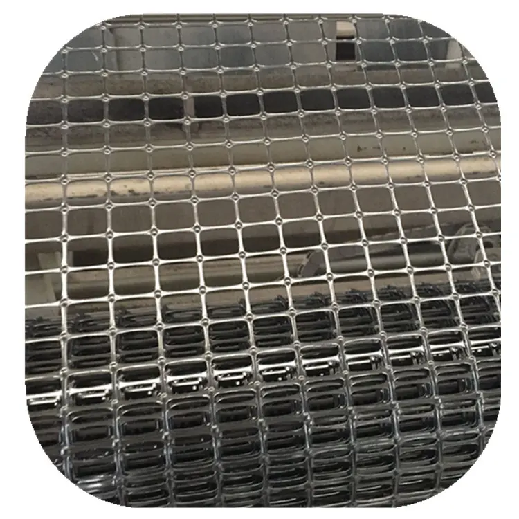 PP plastic Biaxial Geogrid For Railroad Construction