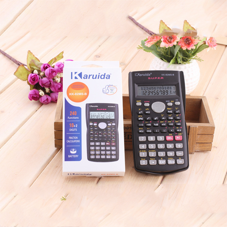 New design 24 digit 2-line lcd display professional function electronic calculator