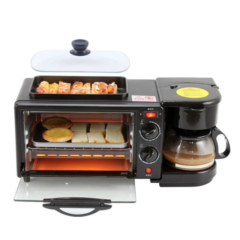 Multifunctional Automatic Breakfast machine,Coffee Maker 3 in 1 Breakfast Makers