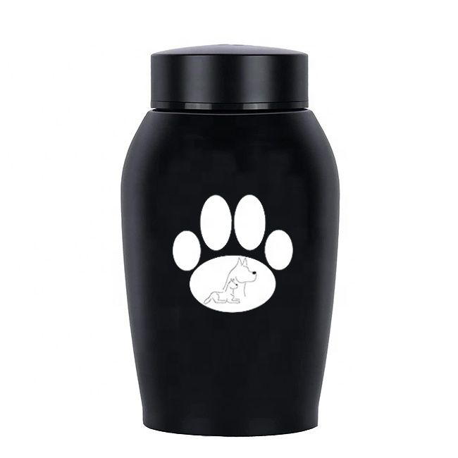 Large Size Cat Dog Memorial Gifts Cremation Urn Stainless Steel Wholesale Pet Urns For Ashes