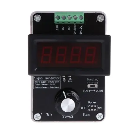 Adjustable Current Voltage Analog Simulator 0~20mA Signal Generator DC 0~10V